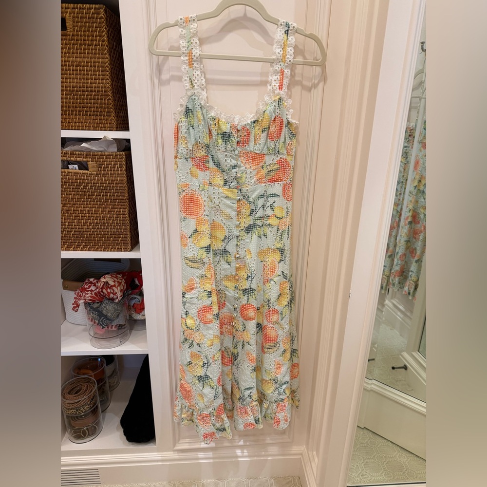 Ruffled Eyelet Dress